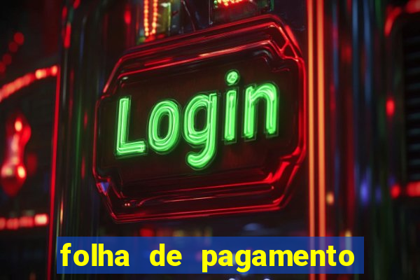 folha de pagamento para preencher word